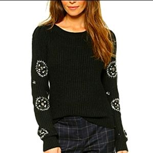 Line and Dot Phoebe Embellished Sweater